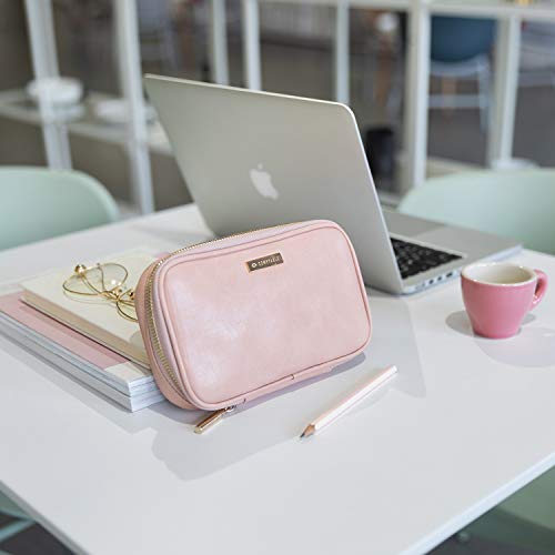 Comfyable Power Cord Holder Bag, Electronics Travel Organizer Case, Charger Cord Organizer, Electrical Cord Storage, Cable Wire Pouch (Pink) - Thumbnail 6