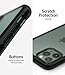 Ringke Fusion Compatible with iPhone 11 Pro Case, Tough Impact Alleviation Technology Raised Bezel Shield Case Cover - Smoke Black