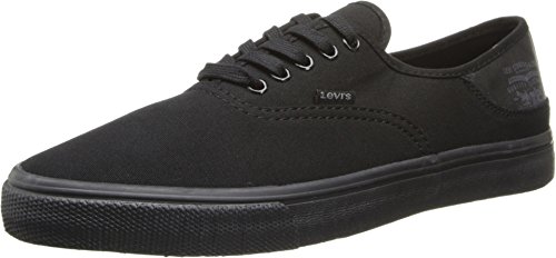 Levi s? shoes men s jordy buck black mono sneaker 7.5 d (m)