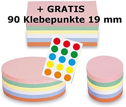 magnetoplan Set of 3 Presentation Cards, Rectangle Oval Round - Image 3