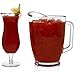 Libbey Modern Bar Bloody Mary Entertaining Set with 4 Hurricane Glasses and Pitcher