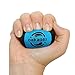 Stress & Anxiety Relief, Hand Exercise Therapy Squeeze Toy Carpal Tunnel Ball By Oakapex - 2.2 Inches Diameter Size For Kids & Adults - Medium Firmness Gel Core - Soft Lycra Fabric - Blue & Black
