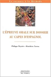 L' épreuve orale sur dossier au Capes d'espagnol