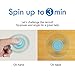 FridayFun For Tri-Spinner Fidget Blue EDC ADHD Foucus Toy With High Speed Small Bearing Anxiety Relief Toys,Smaller Friction and Longer Rotation