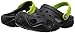 crocs Kids' Swiftwater K Clog (Toddler/Little Kid), Black/Volt Green, 1 M US Little Kid