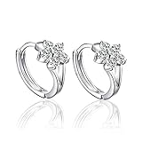 Sannysis Fashion Women Silver Plated Crystal Rhinestone Stud Earrings ¡­