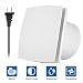 Hon&Guan 6 Inch Home Ventilation Fan Bathroom Garage Exhaust Fan with 150mm Opening Ceiling and Wall Mount - Strong Exhaust for Kitchen/Bathroom/Bedroom/Office (Ultra Silent) 150A primary