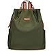 Backpack Purse Canvas Travel Small/Large Lightweight Fashion Ladies Backpacks for Women Army Green