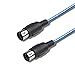 FORE MIDI to USB Interface MIDI Cable Adapter with Input&Output Connecting with Keyboard/Synthesizer for Editing&Recording Track work with Windows/Mac OS for Studio USB 2.0 Color Blue - 6.5Ft