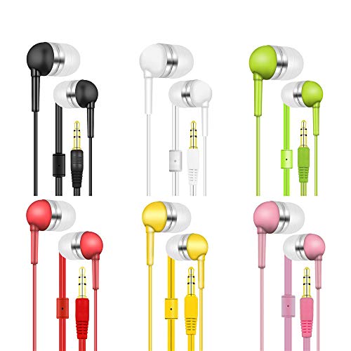 Bulk Earbuds Headphones for School Classroom Students Kids Child Teen
