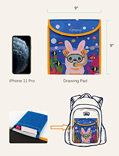 Portable Kids Drawing Pad, Erasable Craft Kids Art Supplies Kits, Toddler Drawing Doodle Board with 8 Colored Erasable Pens,toddler toys, Birthday Gift for Girls Boys Ages 3, 4, 5, 6, 7, 8 - 9"x9"