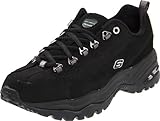 Skechers Women's Premium-Nubuck Sneaker,  Black Nubuck, 10 M US