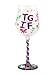 Top Shelf “This Grandma is Fabulous” Wine Glass – Hand Painted Gift for Women