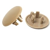 YIENAKFUN Armrest Cover Cap for 07-19 Chevy Tahoe Suburban Yukon Cadillac Escalade Seat Parts Replacement OEM GM 15279690 Rear Bucket Seats Arm Rest Handle Trim Bolt Vehicle Accessories (Beige)