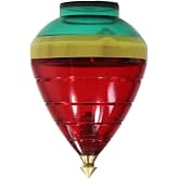 Spintastics Trompo Bearing Tip Spin Top (Red and Green)