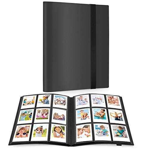 Ablus 432 Pockets Mini Photo Album for Fujifilm Instax Mini Camera, Polaroid Snap, SocialMatic Instant Cameras & Zip Instant Printer (360 Pockets, Black2)