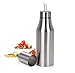 ixaer Olive Dispenser Pot 35oz(1000ml), Dust-Proof Leak-Proof Oil Bottle, 304 Stainless Steel Olive Oil Vinegar Dispenser Cruet, Durable Oil Bottle Best for Your BBQ Time