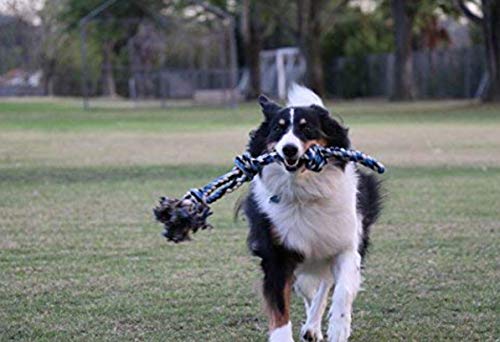 XL Dog Rope Toy for Aggressive CHEWERS - Benefits Non-Profit Dog Rescue - Extra Large Dog Rope Toys for Large Dogs - Large Dog Toy Floss - Nearly Indestructible Dog Toys (1 Piece)