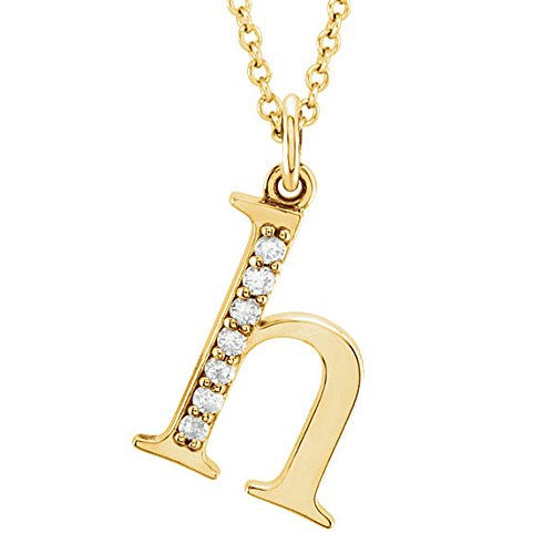 Dazzlingrock Collection Carat (ctw) 14K Diamond Lowercase