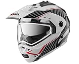 Caberg Tourmax Sonic Flip Front Adventure Helmet White / Black / Red Medium Caberg Tourmax Sonic Flip Front Adventure Helmet White / Black / Red Medium
