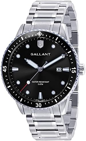 GALLANT Men's Watch Quartz Watch with Stainless Steel Band Silver