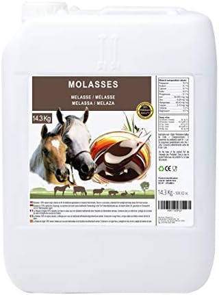 Molasses 14,3 Kg. High Energetic Value Complement, Animal Use, Recommended for Horses. CE-Product.
