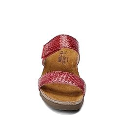 NAOT Footwear Women's Blake Wedge Sandal Red