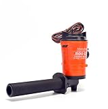 Amarine Made 12v 800gph Livewell Live Bait Tank Aerator Submersible Cartridge Boat Bilge Pump