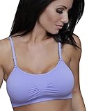 Coobie Scoop Neck Bralette, One Size, Periwinkle