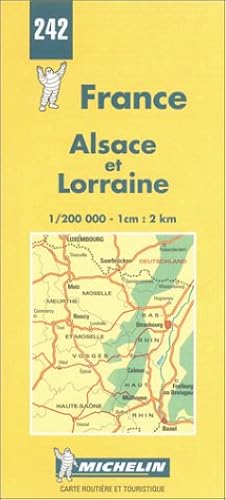 Download Carte routière : Alsace et Lorraine, N° 242 PDF