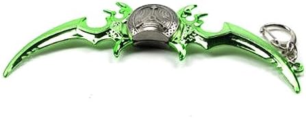 World of Warcraft Illidan Egg Knife Keychain Keyring Pendant (Green)