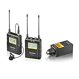 Saramonic UWMIC9 UHF Wireless Lavalier + XLR Transmitter Microphone System with Bodypack Transmitter + Lav Mic, XLR Plug-inTransmitter, Receiver, Shoe Mount, XLR/3.5mm Outputs