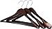 Utopia Home Premium Quality Wooden Hangers - Suit - Coat Hangers - Set of Wooden Hangers - Pack of 6 - Retro