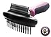 Shed Ninja 2-in-1 Dog Grooming Brush and DeShedding Tool for Dogs and Cats - Professional Groomer and Undercoat Rake Helps Reduce Dandruff, Dander, Matting
