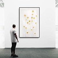 Framed Canvas Wall Art Beautiful Leaves Canvas Prints Home Artwork Decoration for Living Room,Bedroom - 16x24 inches