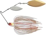 Terminator T1 Spinnerbait-Willow/Willow ,Nickel/Gold Blade (Clown, 1/2-Ounce)