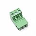 Oiyagai 20 Set 3-Pin 5.08mm Pitch Male Female PCB Screw Terminal Block