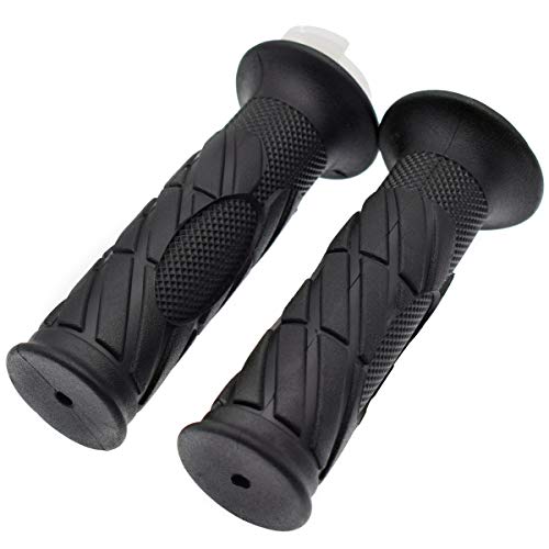 Royitay 7/8 Inch 22mm Twist Throttle Accelerator Handle Grips and 75" Long Throttle Cable With ON OFF Switch Set for 33cc 43cc 49cc Zooma Stand Up Gas Scooter