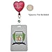 Specialist ID - 3 Pack - Heart Shaped EKG Badge Reels - Retractable Cardiac Badge Reel with Alligator Swivel Card Clip for Nurses, Cardiology and More (Red)
