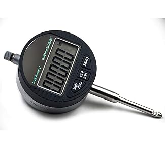High Precision Digital Dial Indicator Gage – Range 0-0.5″/12.7mm – Resolution up to 0.00005″/0.001mm