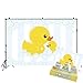 7x5ft Photography Background Cute Little Yellow Duck Theme Baby Shower Bubble Backdrop Ducky Party Event Decorations Banner Pictures Photo Booth Props W-1985