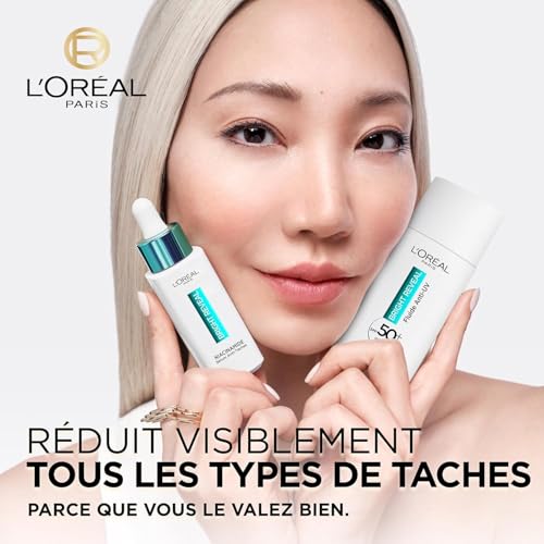 L’Oréal Paris L'Oréal Paris - Routine Anti-Stains - Serum & Fluid Anti-UV SPF 50+ - enriched with niacinamide - protects & uniform - for all skin types - Bright Reveal