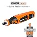 EnerTwist 8V Max Cordless Rotary Tool Kit Lithium-Ion Battery Powered Variable Speed Micro Drill Set with Front LED Worklight and 40 Accessories for Crafting Drilling and DIY Projects, ET-RT-8