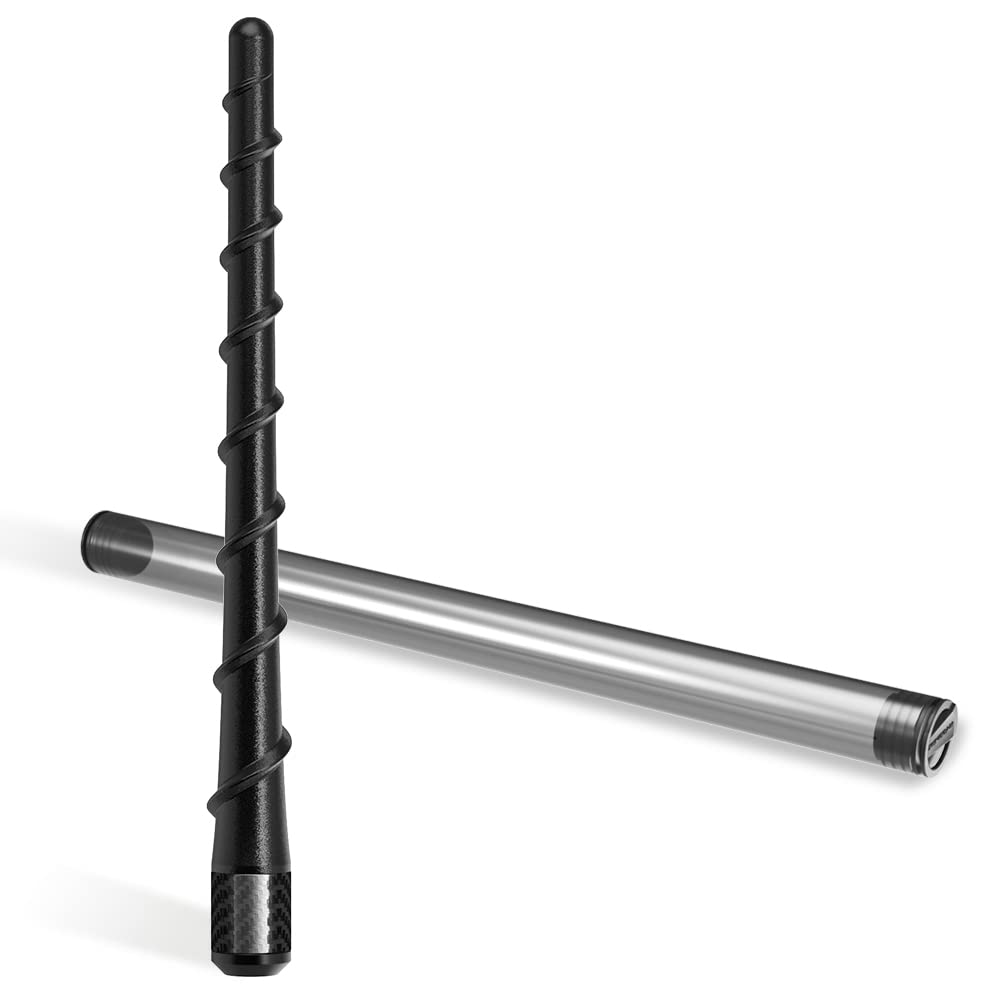 Rydonair Short Antenna Compatible with Jeep Wrangler 2007-2025 & Jeep Gladiator 2020-2025, Internal Copper Coil for Enhanced Reception, Car Wash Proof, 6.9