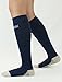 MDSOX Graduated Compression Socks for Men & Women 20-30 mmHg (Navy Blue, XXL) Best Stockings for Nurses, Travel, Running, Maternity Pregnancy, Varicose Veins, Medical, Blood Circulation, Leg Recovery