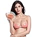Komene Self Adhesive Silicone Invisible Incarnadine B CUP Bra+Underwear Bag