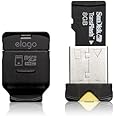 elago Mobile Nano II USB 2.0 microSDHC Flash Memory Card Reader -Works up to 32GB- (Black)