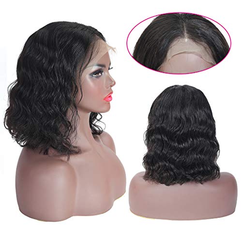 Short-Bob-Lace-Front-Wigs-Human-Hair-130-Density-Pre-Plucked-Brazilian-Virgin-Human-Hair-Natural-Wave-Bob-Style-Wigs-For-Black-Women-10