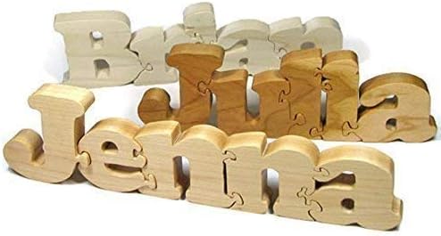 Wooden Name Puzzle by Little Wooden Wonders