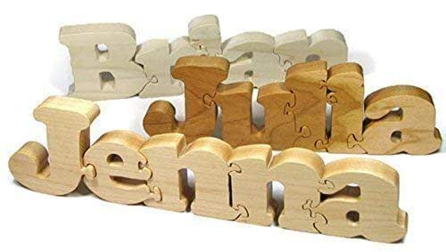 Amazon.com: Wooden Name Puzzle by 